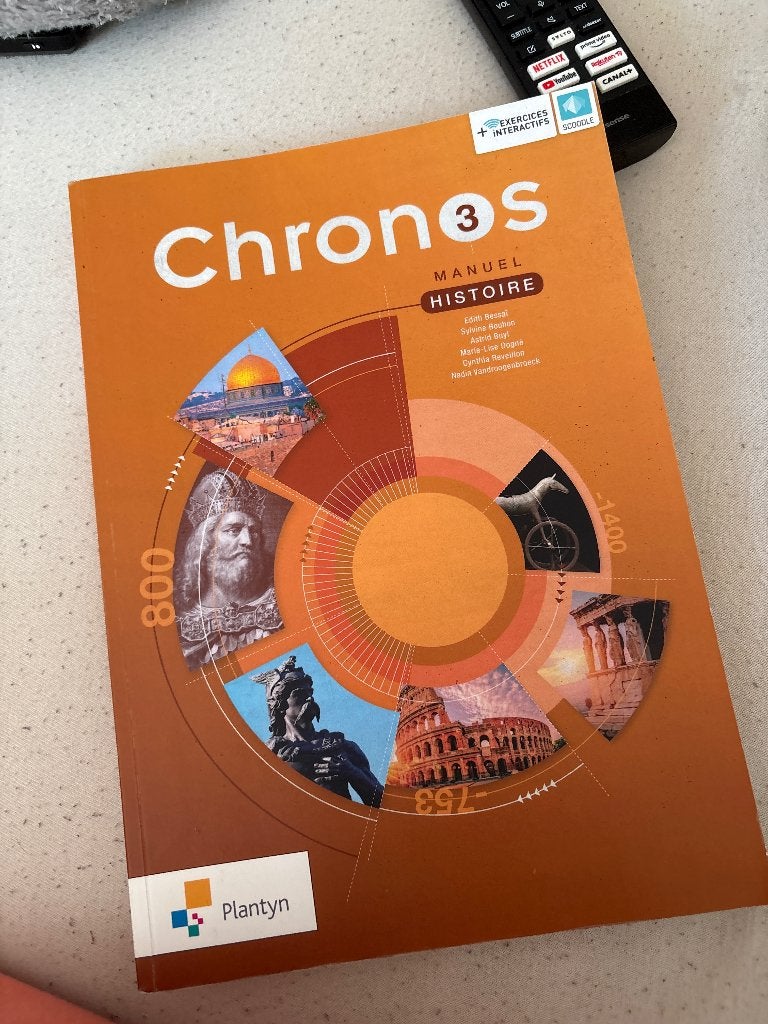 Chronos 3 manuel histoire, Enlèvement, Comme neuf, Secondaire, Histoire