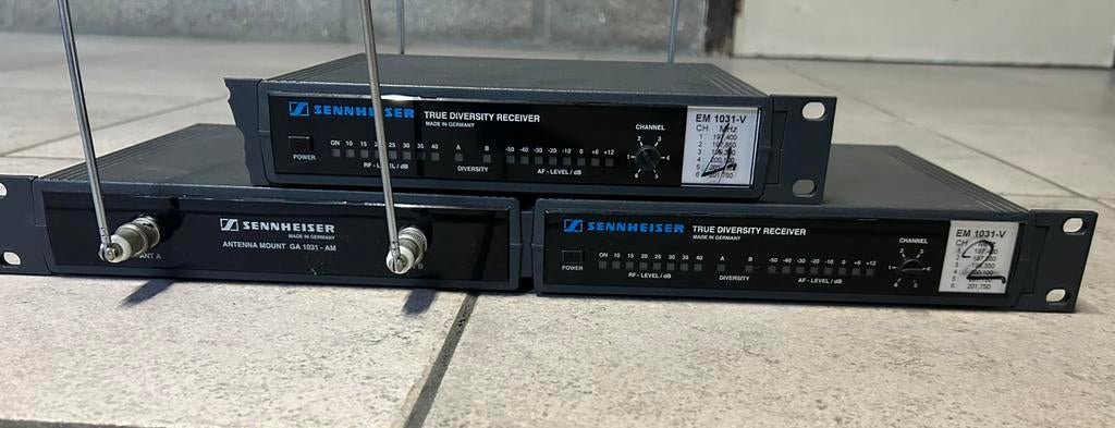 Sennheiser microfoon ontvangers, Muziek en Instrumenten, Ophalen of Verzenden, Gebruikt, Zangmicrofoon, Draadloos