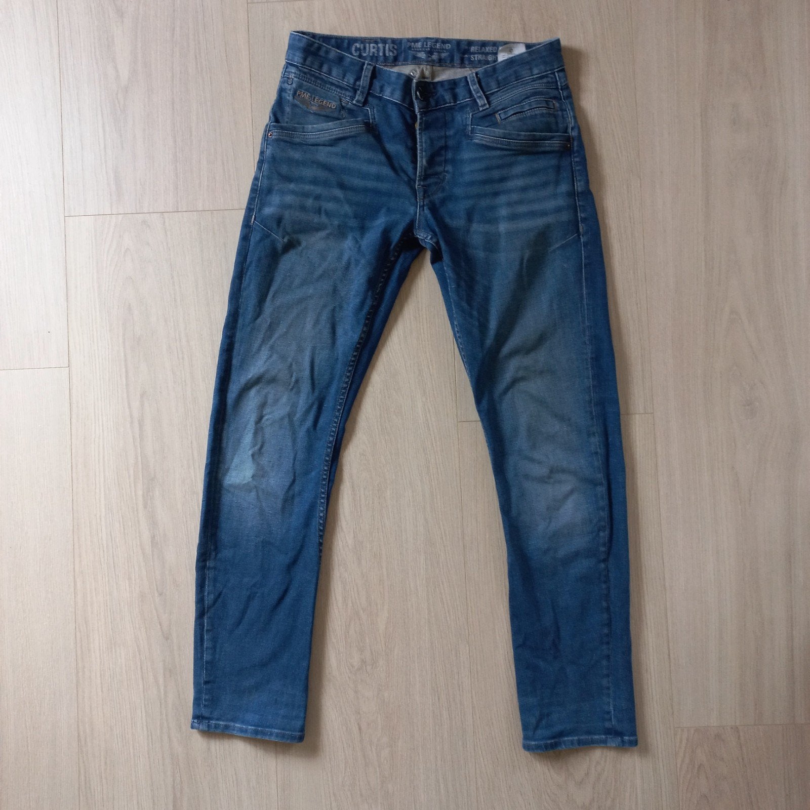 PME Curtis relaxed straight jeans 30/32, W32 (confectie 46) of kleiner, Zo goed als nieuw, PME Legend, Verzenden