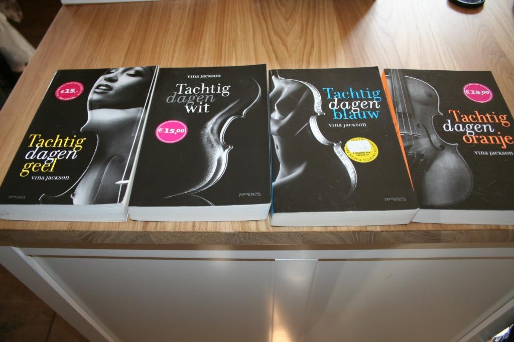4delige boekenreeks van Vina Jackson, Ophalen of Verzenden, Gelezen, Vina jackson