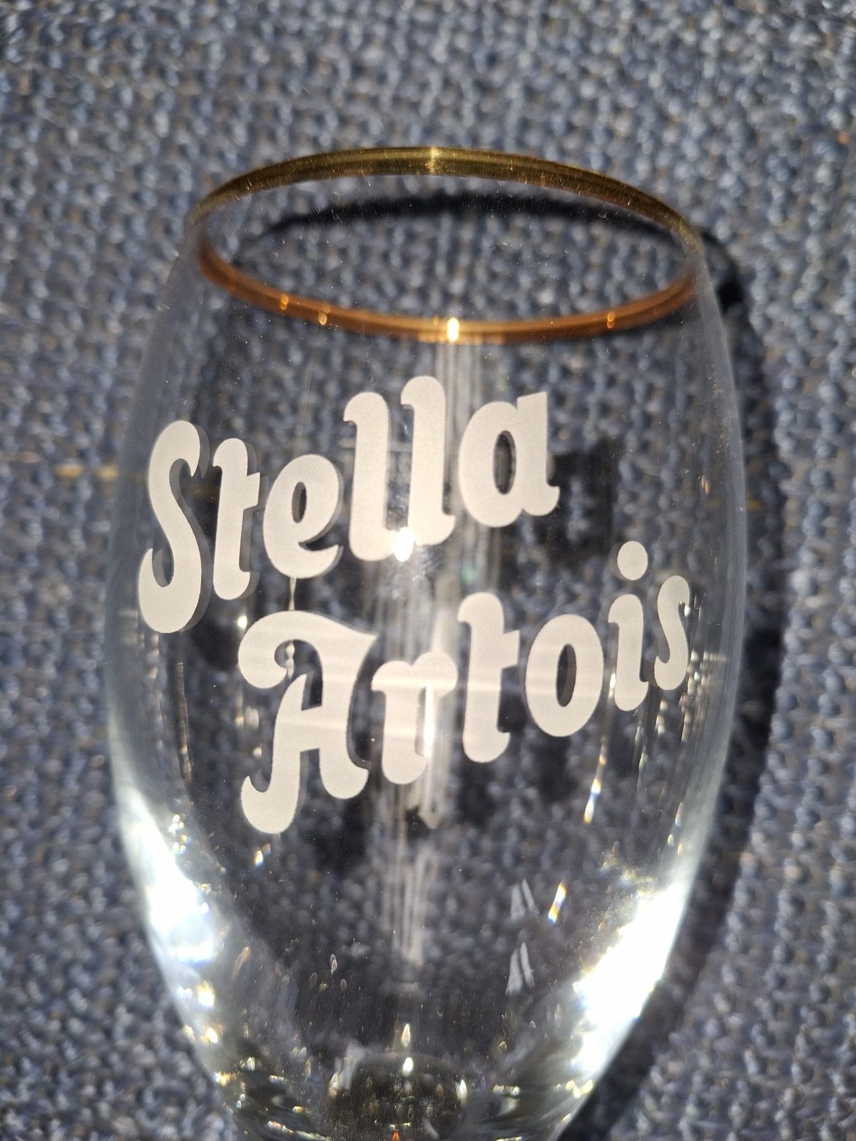 6 vintage stella glazen, Verzamelen, Ophalen, Zo goed als nieuw