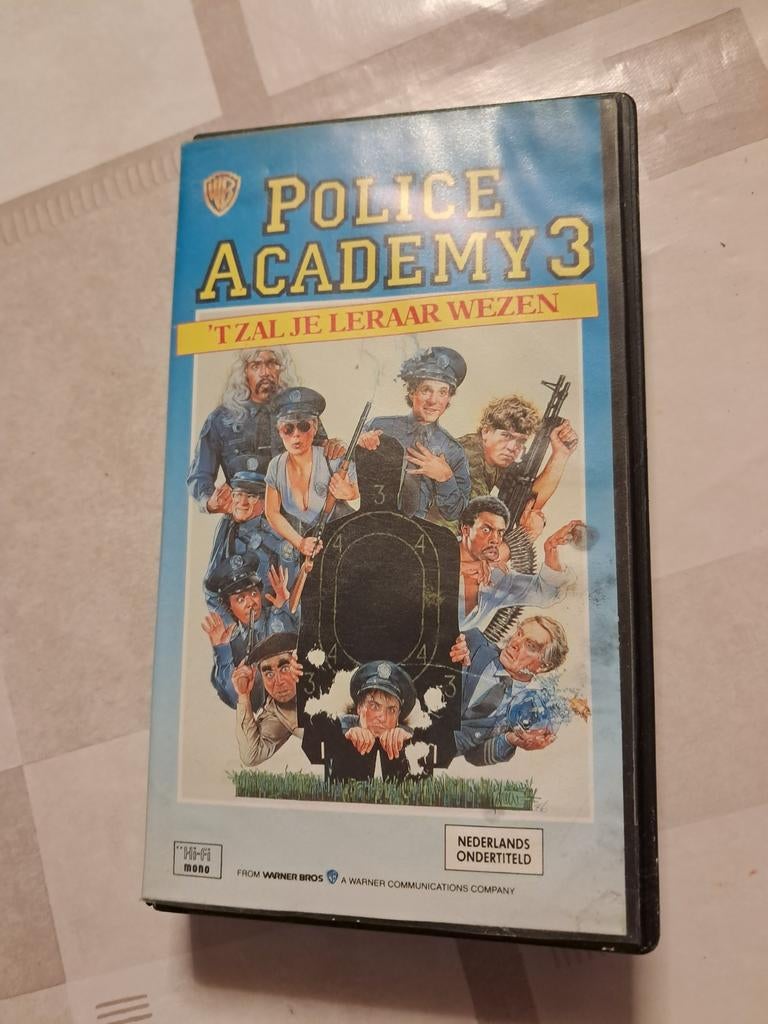 Police academy 3: 't zal je leraar wezen VHS, Cd's en Dvd's, Ophalen
