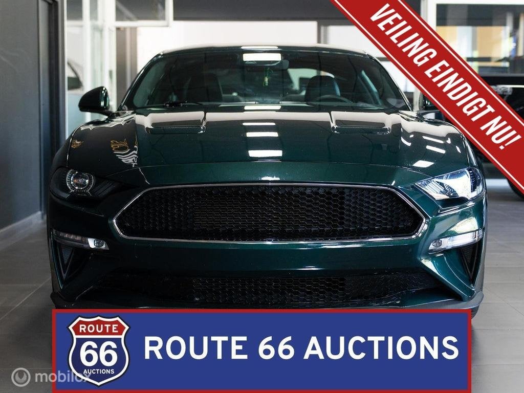 Ford Mustang Bullitt | 2020 | Route 66 Auctions, Gebruikt, Zwart, Bedrijf, Handgeschakeld