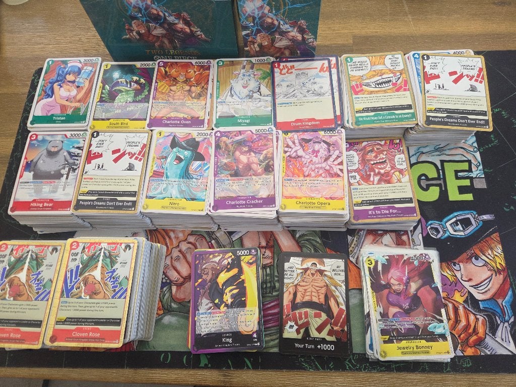 Lot one piece op08, Foil, Nieuw, Meerdere kaarten, Ophalen of Verzenden