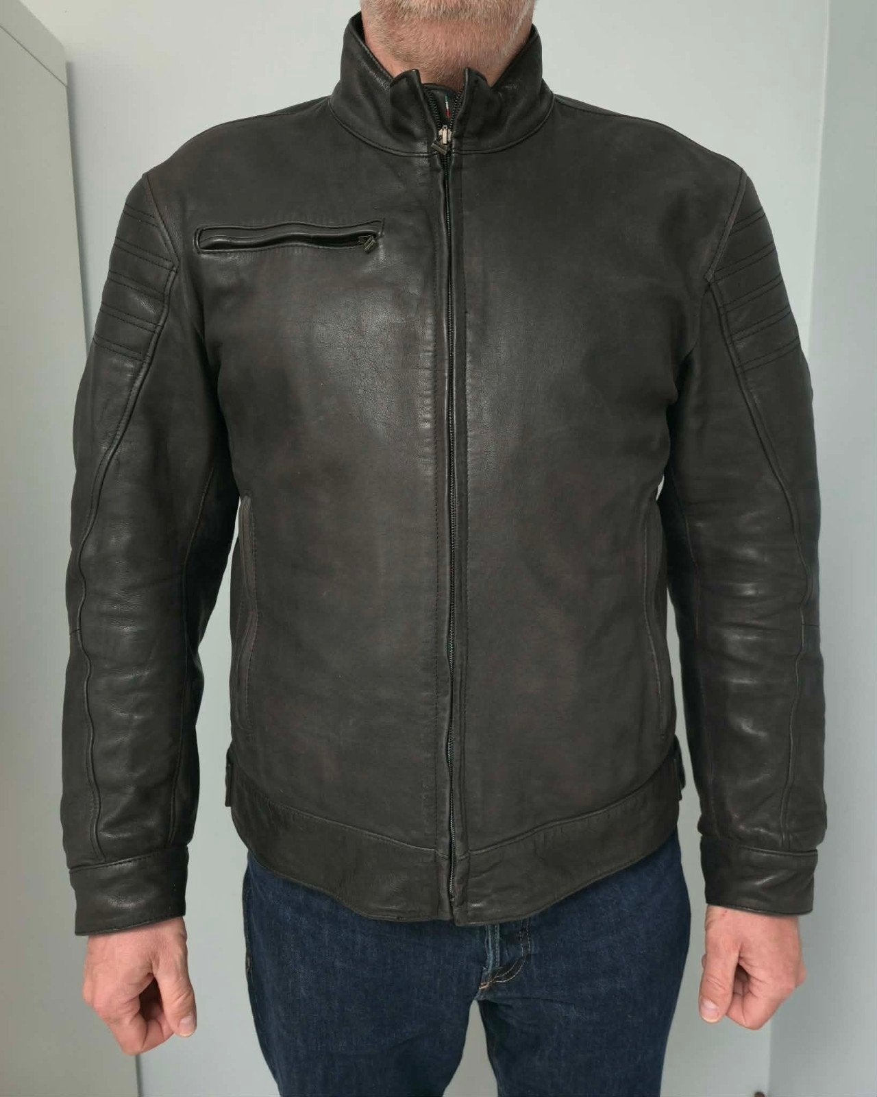 Blouson cuir moto dainese, Motos, Enlèvement