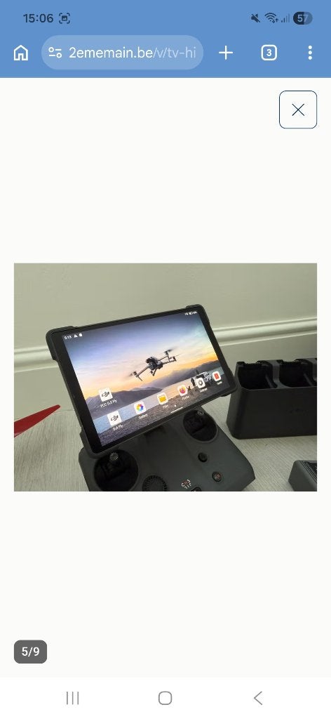 Dji Air3s, TV, Hi-fi & Vidéo, Drones, Drone avec caméra, 250 à 900 g, 1 à 5 km, Comme neuf