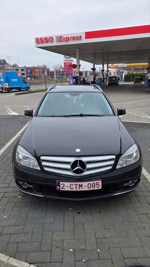 Mercedes C200 cdi * Euro 5 * Automaat * Open Dak, Auto's, Automaat, Euro 5, Parkeersensor, Zwart