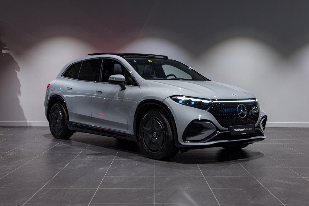 Mercedes-Benz EQS SUV EQS 450 4MATIC AMG Line SoH 100% | 360, Auto's, Mercedes-Benz, Automaat, Stof, 656 km, EQS