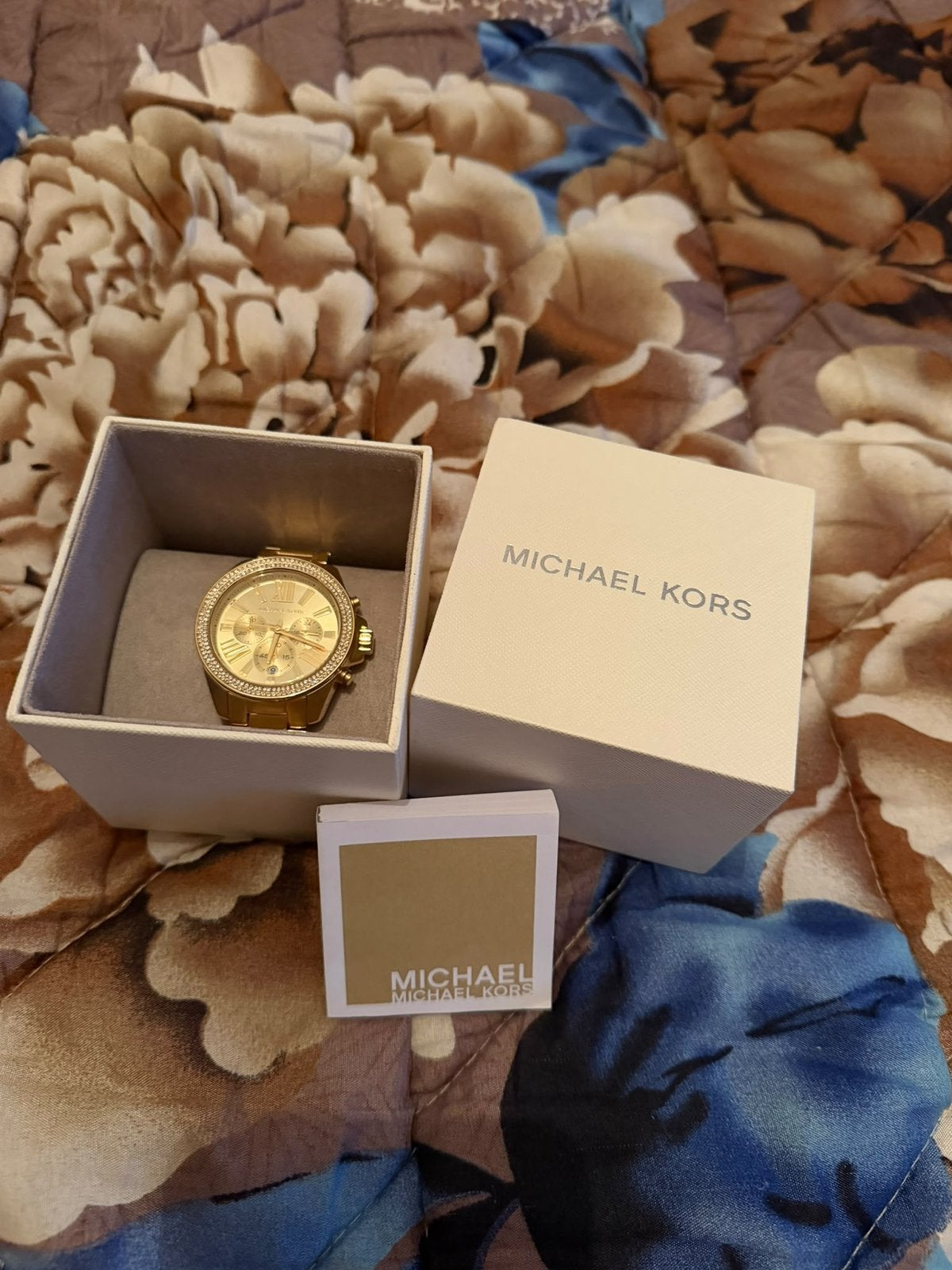 Michael Kors Blair MK5166 Chronograph dameshorloge goud, Ophalen, Zo goed als nieuw