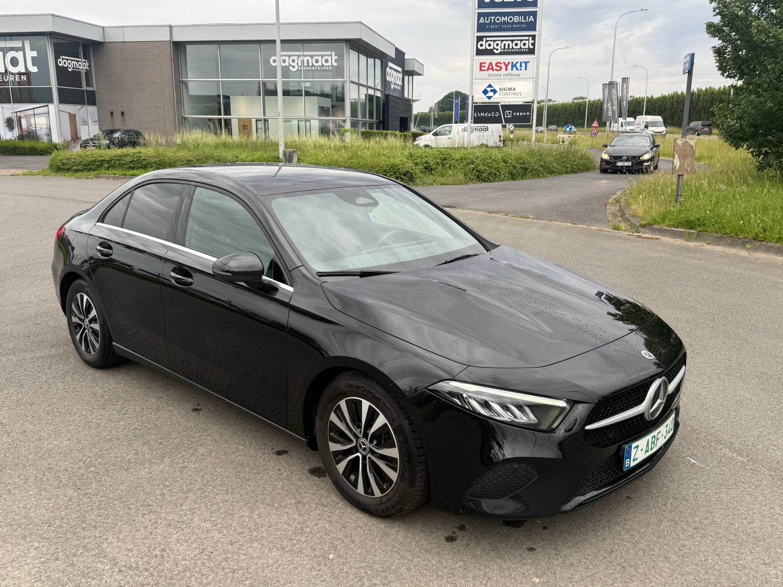 Mercedes a180d 2023/12 89000km, Auto's, Mercedes-Benz, Particulier, A-Klasse, Bluetooth, Diesel, Euro 6, Automaat, Zwart, Zwart