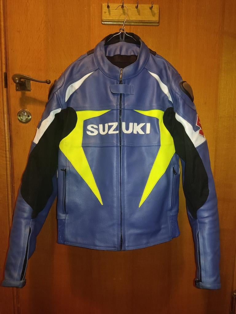 Veste moto cuir racing taille S, Motoren, Kleding | Motorkleding, Jas | leer, Heren, Tweedehands
