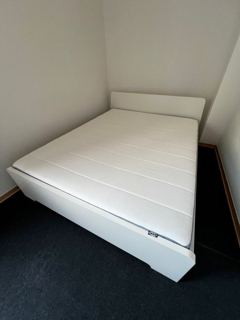 IKEA matras – wit – goede staat, Ophalen, Zo goed als nieuw, Matras, 200 cm