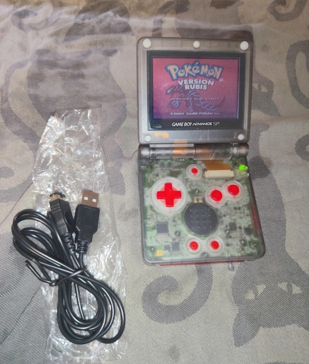 Game Boy Advance SP Transparant, Games en Spelcomputers, Ophalen of Verzenden