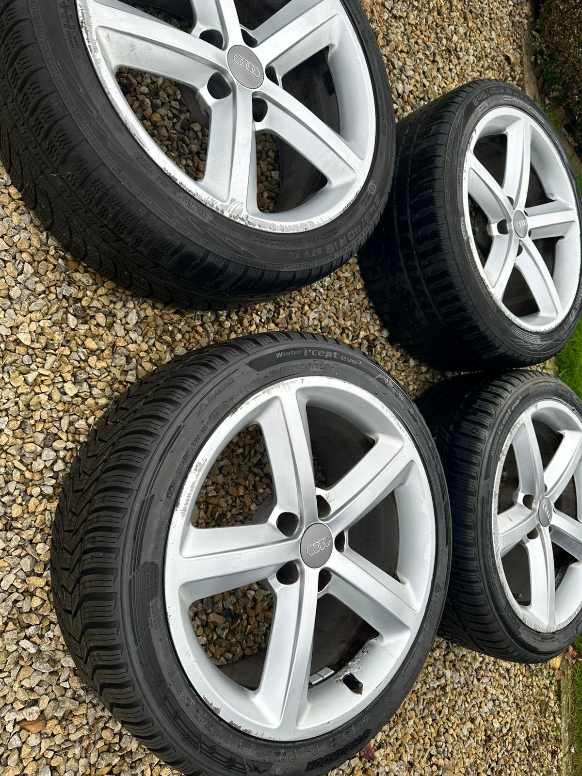 Velgen met band  Audi, Auto-onderdelen, Ophalen, Overige, Gebruikt, Banden en Velgen