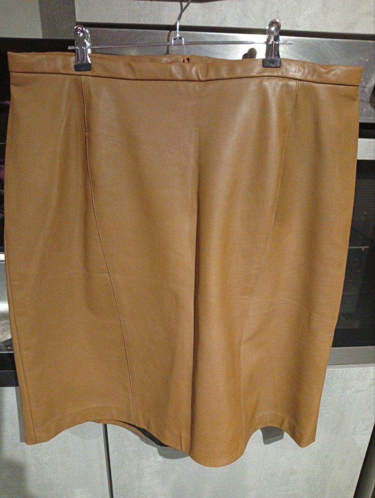 Lederen rok maat 46, Kleding | Dames, Ophalen of Verzenden