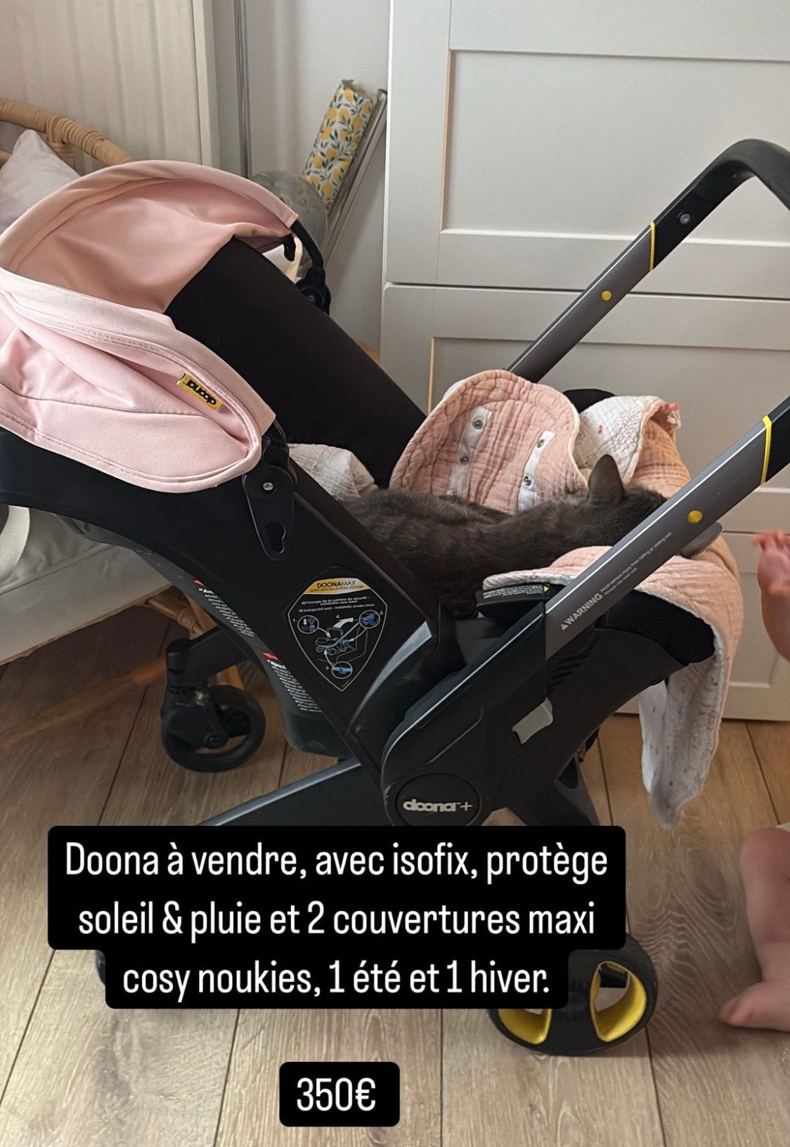 Poussette Doona, Enlèvement, Comme neuf, Poussette