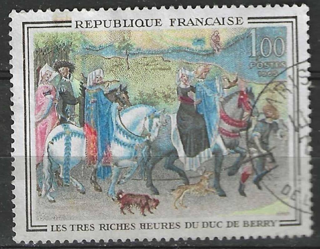 Frankrijk 1965 - Yvert 1457 - Heures du Duc de Berry (ST), Verzenden, Gestempeld