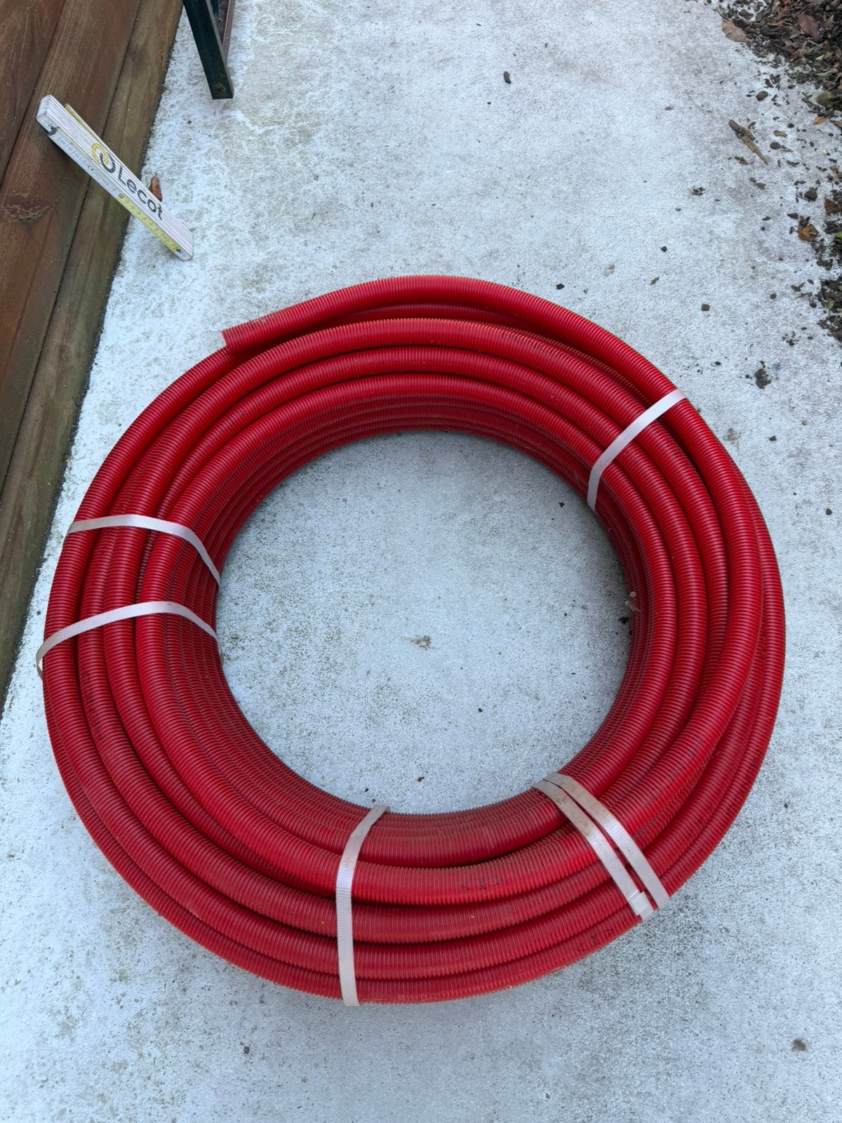 50 meter Henco-buis – rode mantelbuis en 20 m blauwe mantel, Doe-het-zelf en Bouw, Ophalen, Nieuw