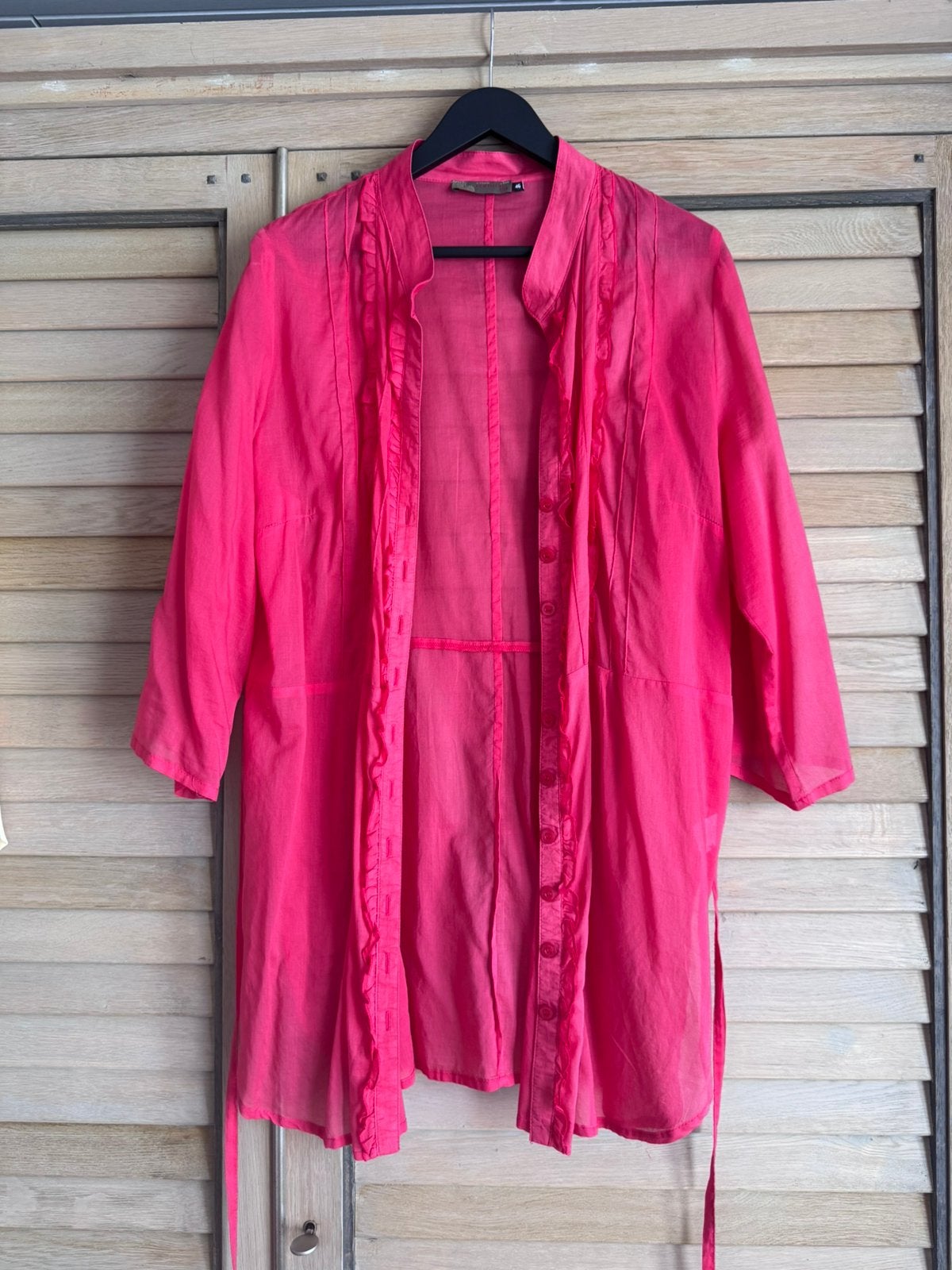 Rode lange luchtige blouse Comme ça maat 46, Kleding | Dames, Ophalen of Verzenden, Zo goed als nieuw, Maat 46/48 (XL) of groter