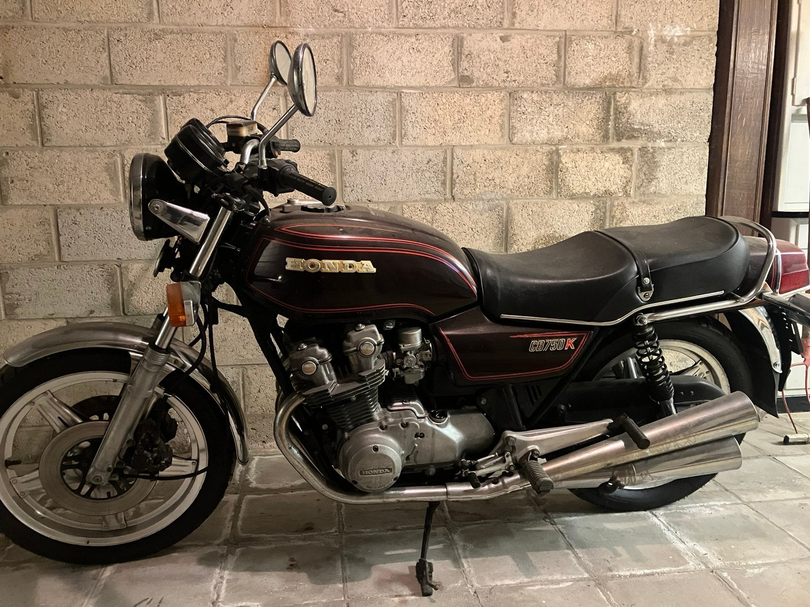 Honda cb750kz avec remorque, Occasion, Plus de 35 kW, Particulier, 4 cylindres
