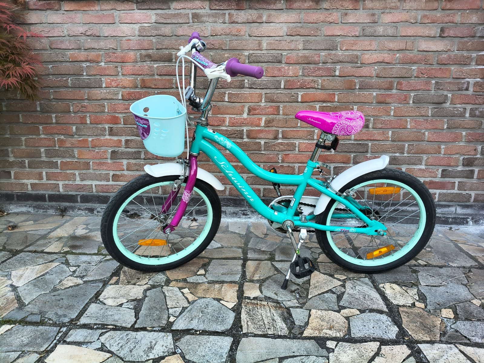 Leuke meisjesfiets 18inch, Fietsen en Brommers, Fietsen | Kinderfietsjes, Ophalen, Zo goed als nieuw, Schijfrem, Minder dan 16 inch