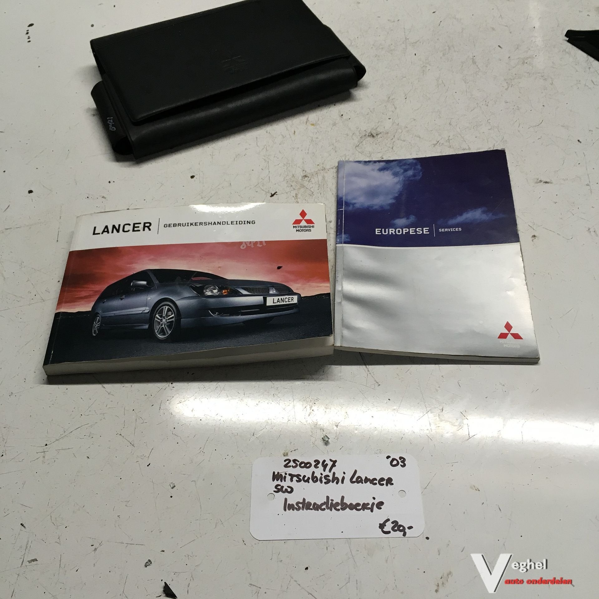 Mitsubishi Lancer SW  1.6 B 2003  2500247   Instructieboekje, Auto diversen, Ophalen of Verzenden