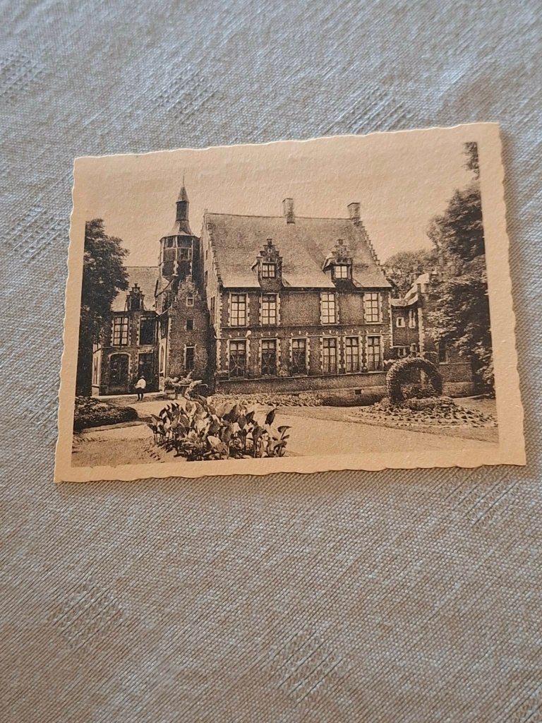 Prentje/Chromo : Sint-Niklaas/Kasteel van Walbourg, Verzamelen, Gebruikt, Ophalen of Verzenden, 1940 tot 1960, Gebouw