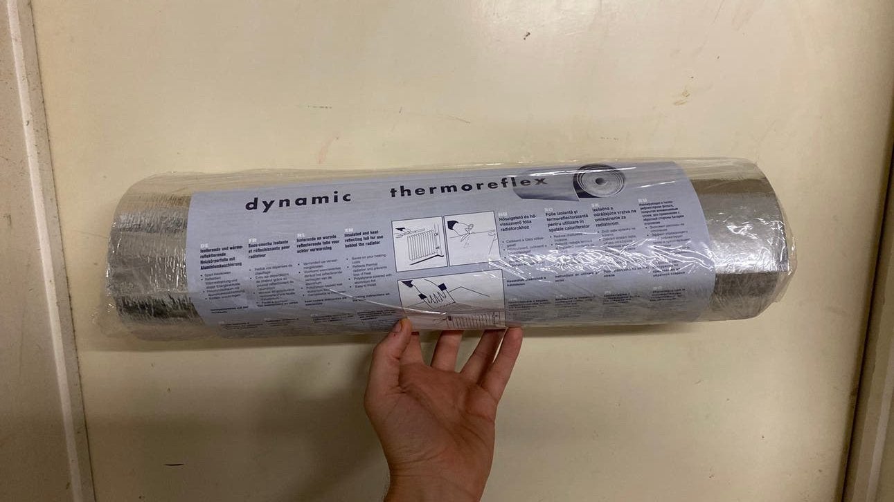 Isolatie en warmte reflecterende folie op rol, Doe-het-zelf en Bouw, Ophalen, Nieuw, Piepschuim (Tempex), Minder dan 4 cm