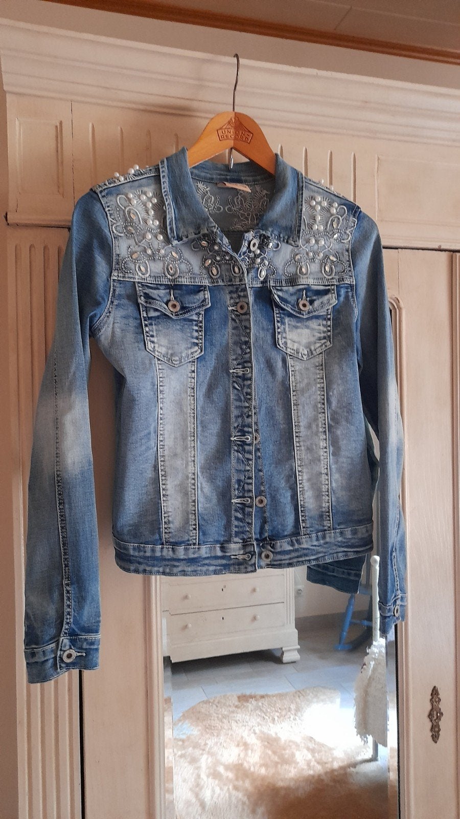 jeans vestje stretch, Ophalen of Verzenden