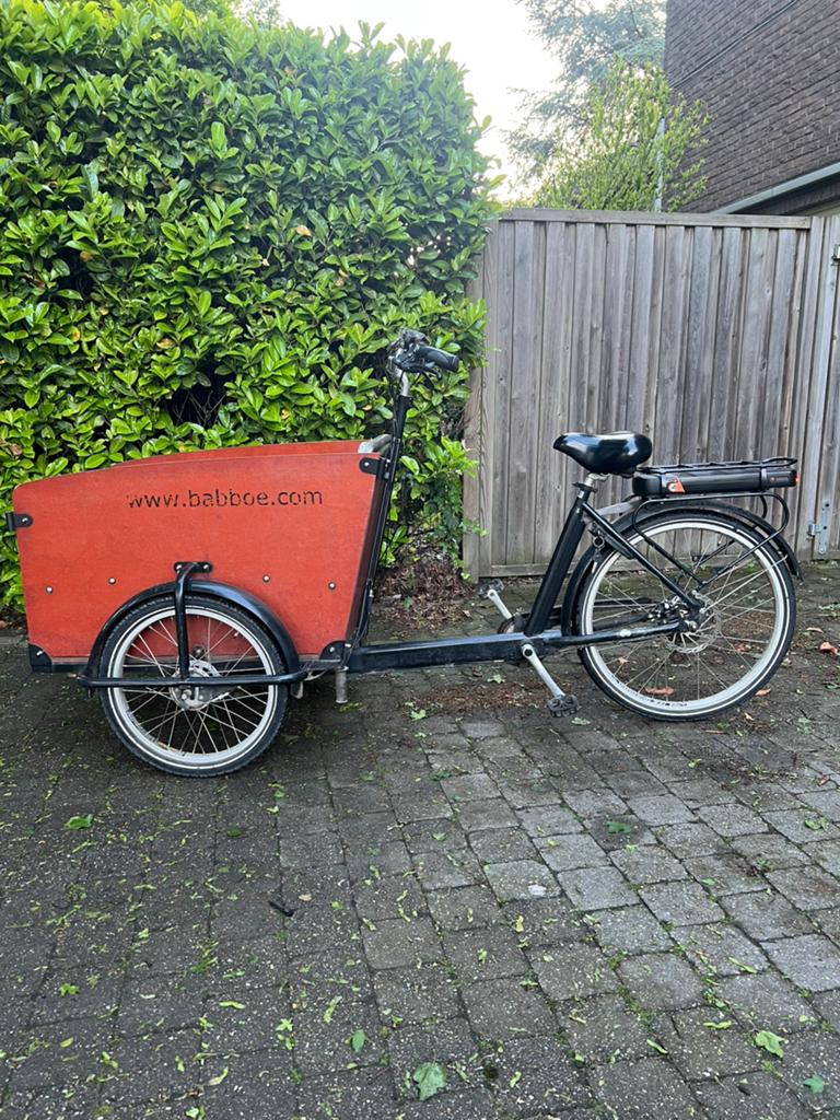 Elektrische bakfiets babboe (Qwic), Ophalen, Zo goed als nieuw