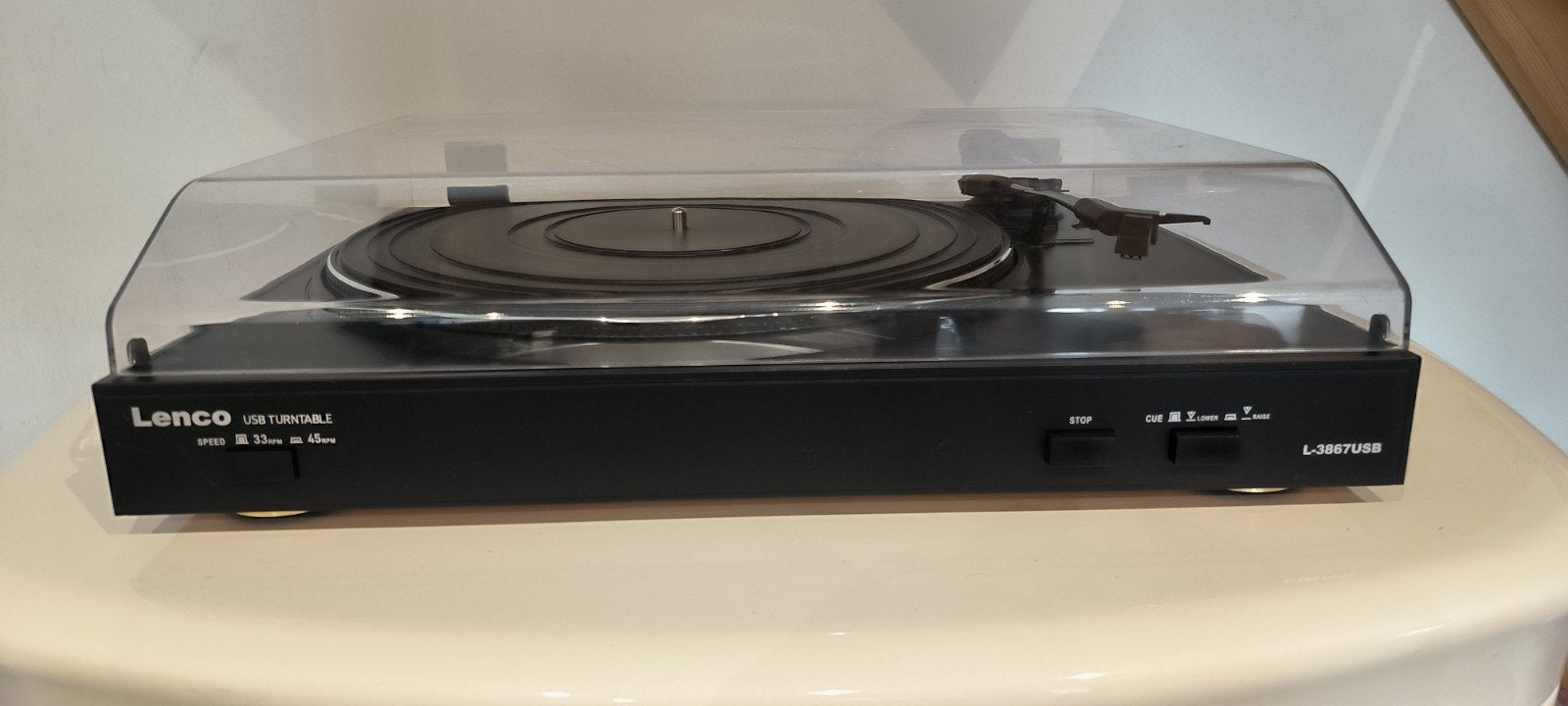 platine vinyle Lenco L -3867 usb(sans le diamant), Audio, Tv en Foto, Ophalen, Zo goed als nieuw, Overige merken