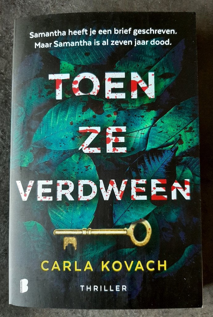 Te koop: Leuke thriller: "Toen ze verdween" van C.Kovach, Boeken, Ophalen of Verzenden, Nieuw, Carla Kovach