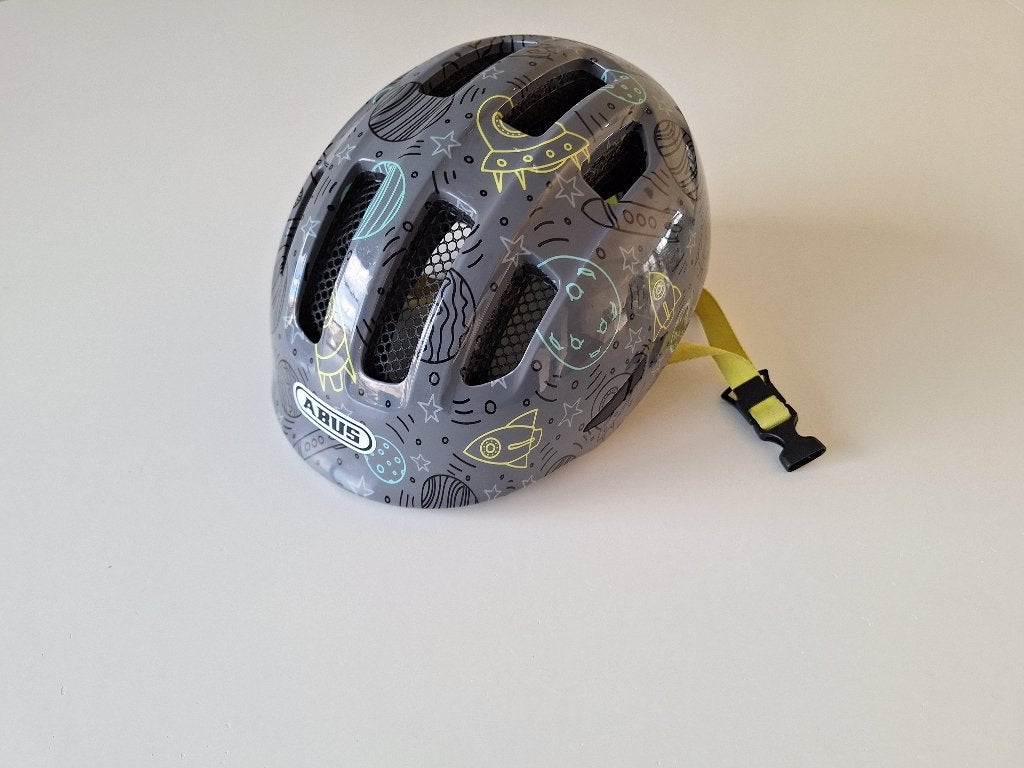 fietshelm kind 50-55 cm, Fietsen en Brommers, Ophalen, Gebruikt, Jongen, ABUS
