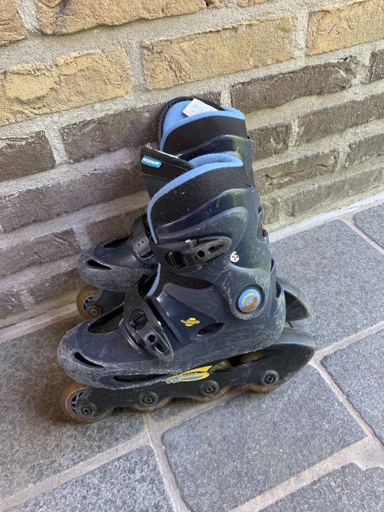 skeelers met 4 wieletjes en rem maat 32 en 37, Overige merken, Gebruikt, Kinderen, Ophalen of Verzenden