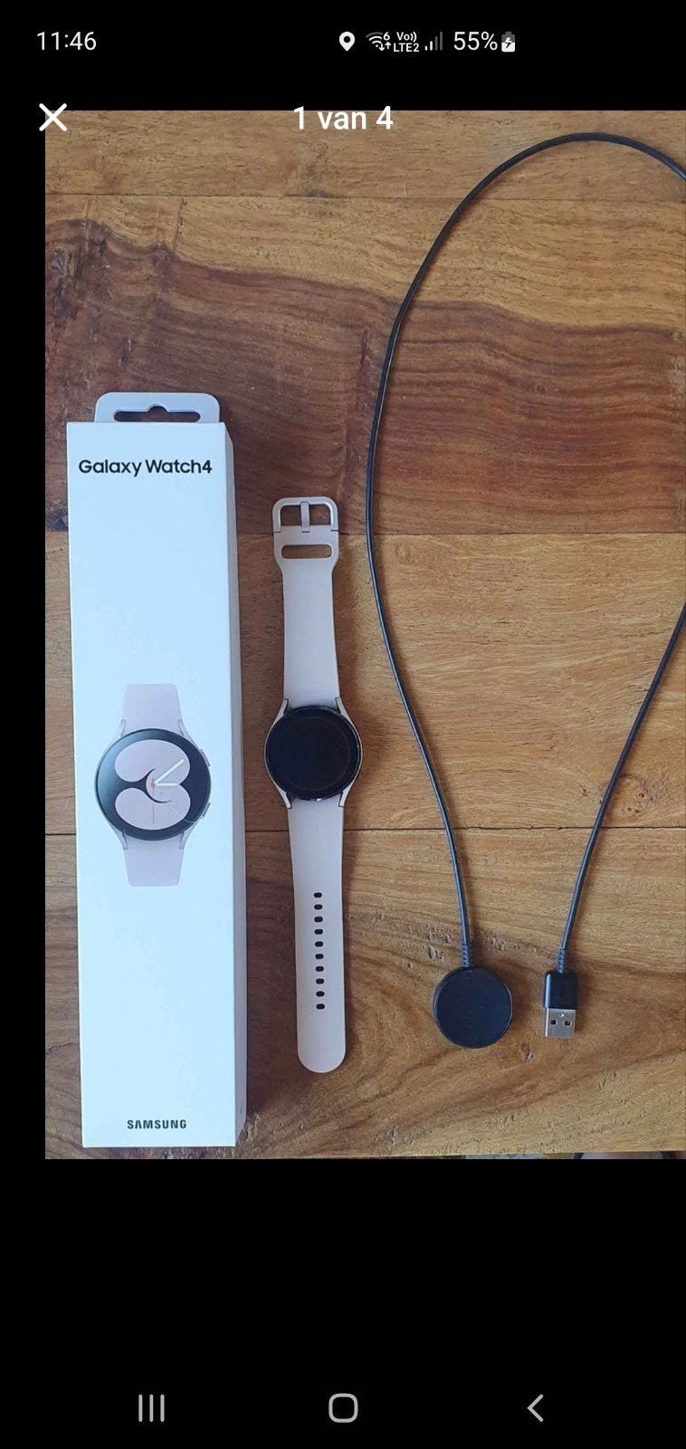 Te koop wegens aankoop nieuwe smartwatch: Galaxy Watch4, Ophalen