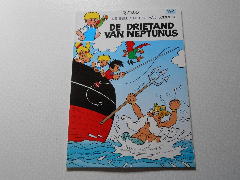 Jommeke 192 De drietand van Neptunus 1997 1 ste druk., Eén stripboek, Nieuw, Jef Nys., Ophalen of Verzenden