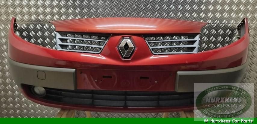 Voorbumper Renault Scenic 2005 rood met mistlampen gebruikt, Gebruikt, -, -, Ophalen of Verzenden