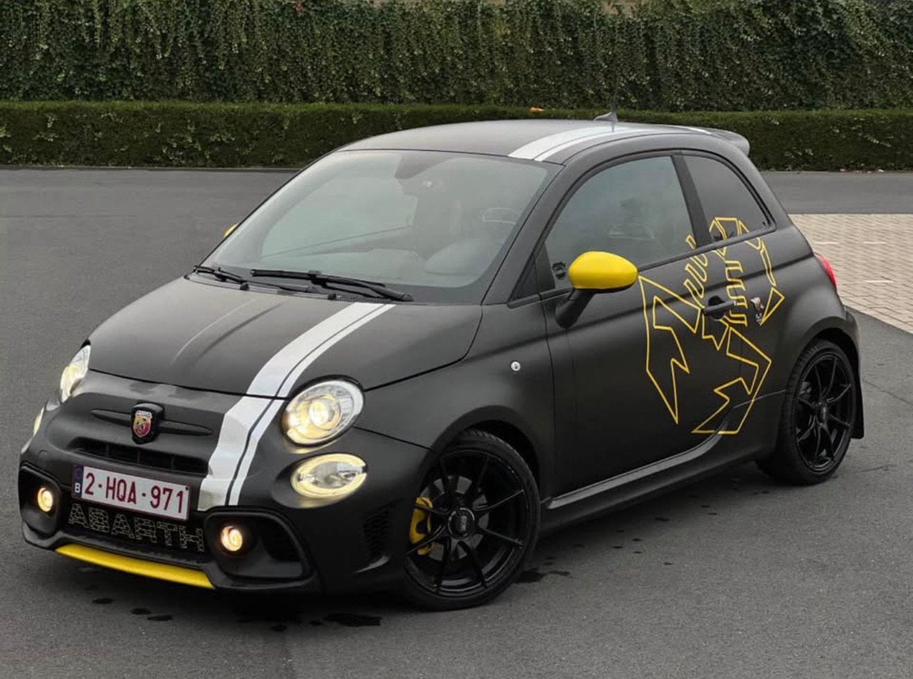 Abarth 500 Turismo 2017 Automaat  Full Options, Auto's, Automaat, Euro 6, Android Auto, Bedrijf