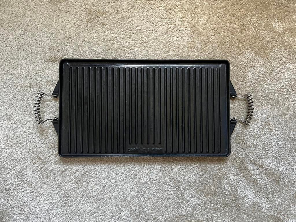 Plancha barbecue fonte émaillée 47x27 Cook’in Garden, Electroménager, Enlèvement, Comme neuf