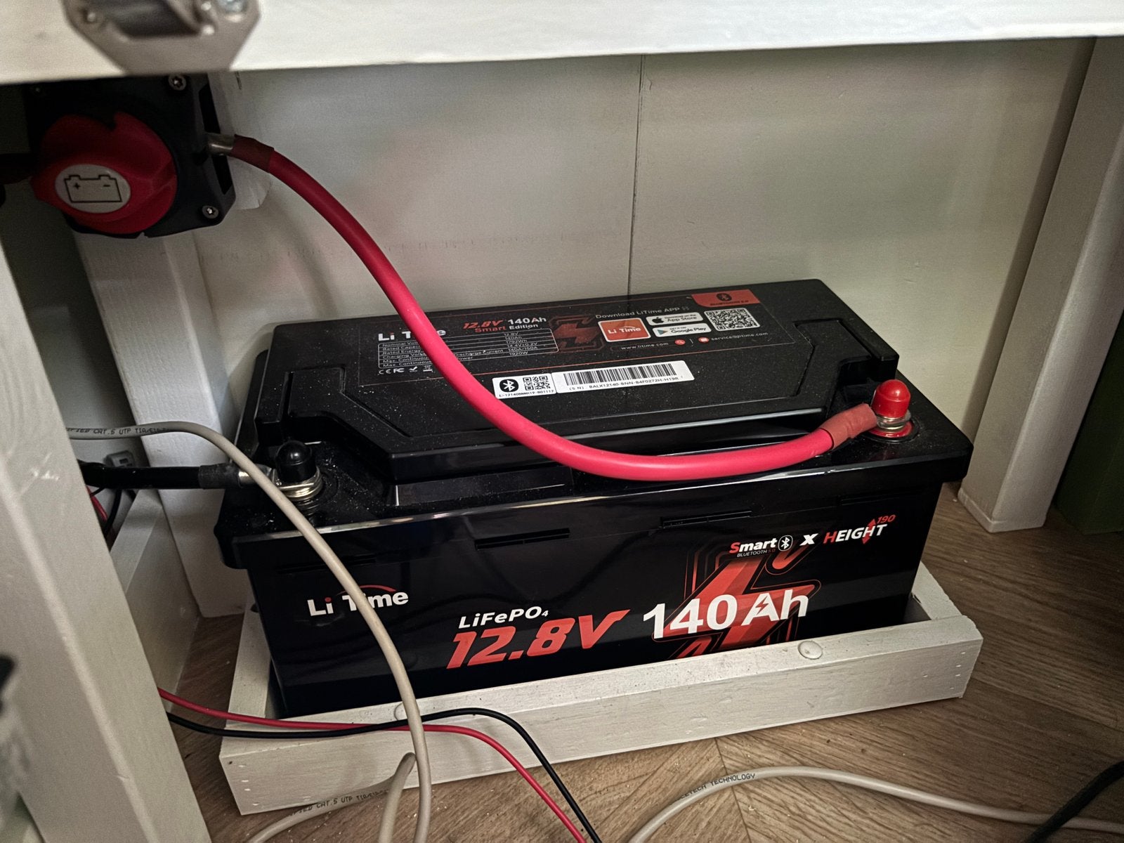 Litime 12V 140Ah Litheum batterij voor camper/boot, Autos : Pièces & Accessoires, Batteries & Accessoires, Enlèvement