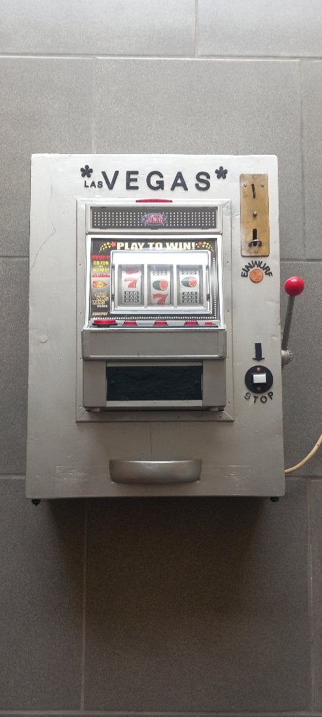 Speelautomaat LAS VEGAS, Verzamelen, Automaten | Gokkasten en Fruitautomaten, Ophalen, Gebruikt
