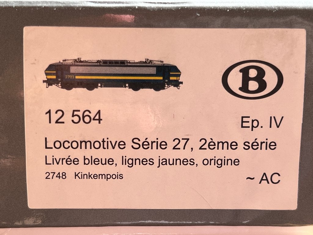 LS MODELS 12564 2748 AC HO SNCB, Autres marques, Courant alternatif, Comme neuf, Locomotive