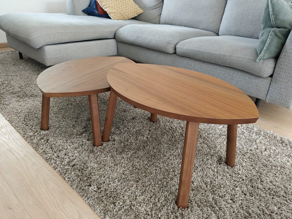 Salontafels Ikea Walnoot, Ophalen, Zo goed als nieuw