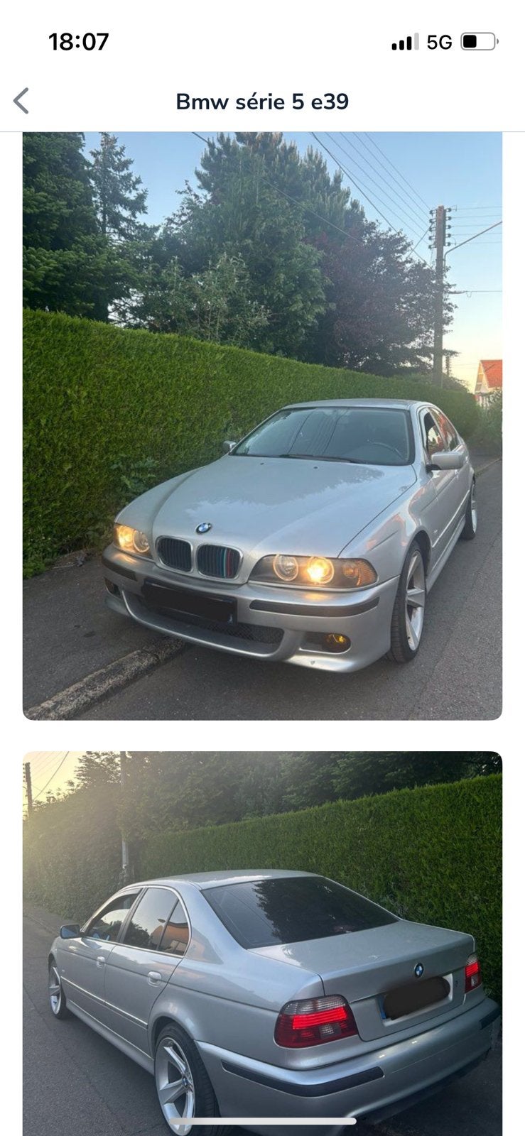 Bmw e39 525, Particulier, Te koop