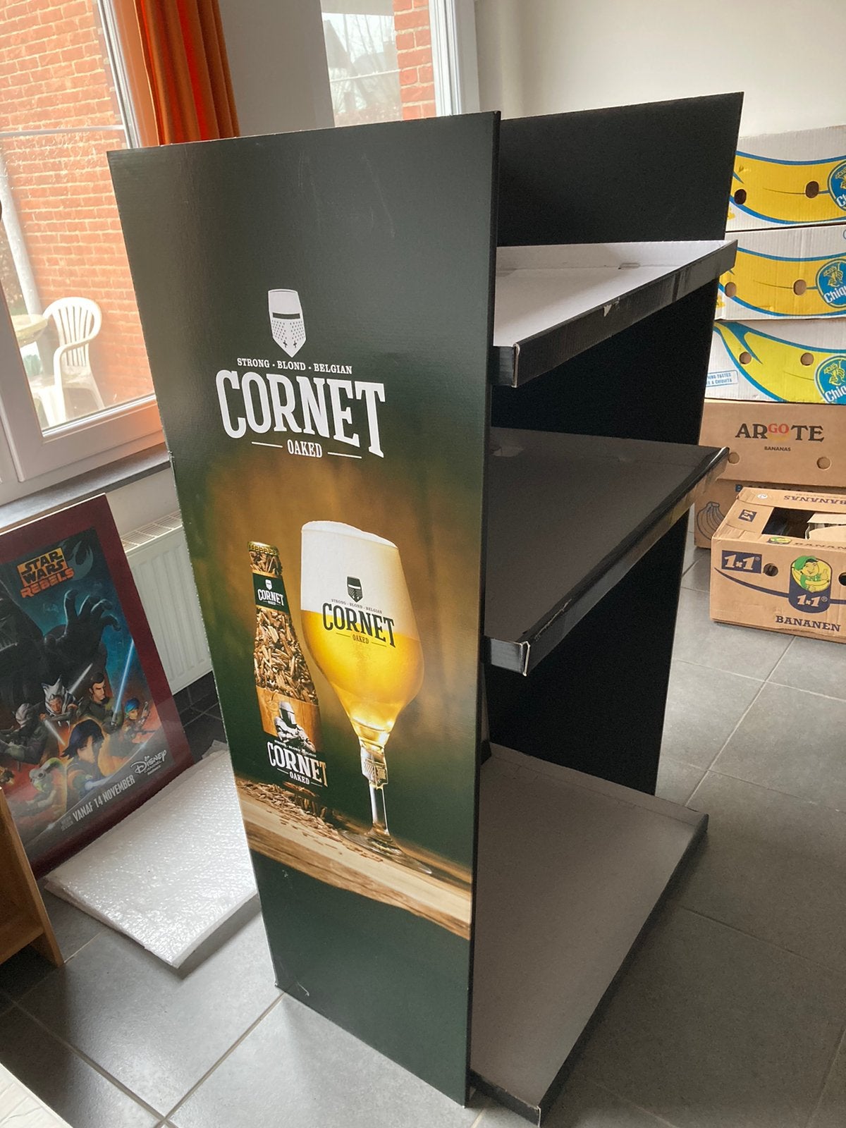 Retail Display - bier merk: Cornet, Verzamelen, Biermerken, Ophalen, Zo goed als nieuw