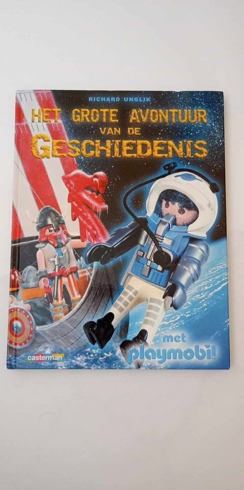 boek het grote avontuur van de geschiedenis met playmobil, Enlèvement ou Envoi, Comme neuf