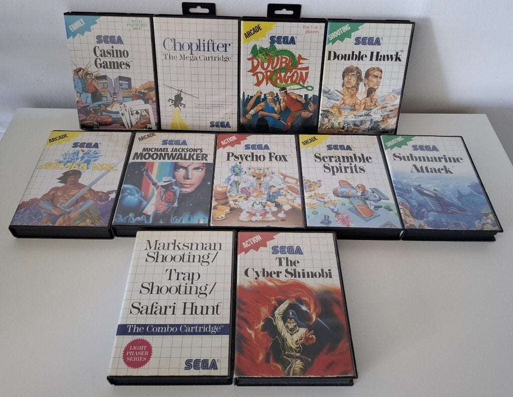 13x Master System games Boxed (zonder manual) lotje, Consoles de jeu & Jeux vidéo, Jeux | Sega, Enlèvement ou Envoi, 1 joueur