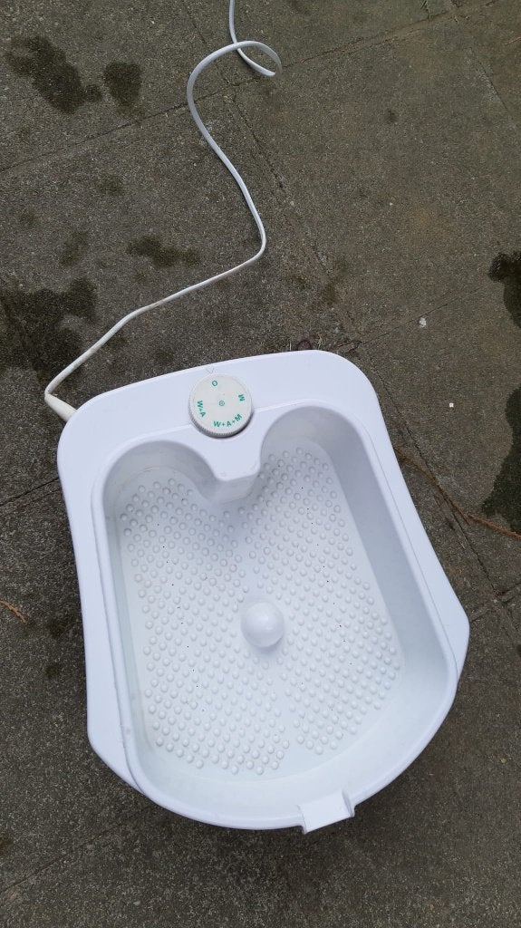 Bain de pieds à bulles, Enlèvement, Comme neuf, Soin des mains et des pieds
