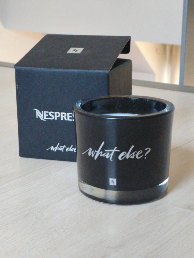 Bougie parfumée Nespresso (édition limitée), Maison & Meubles, Enlèvement ou Envoi, Bougie, Noir, Neuf