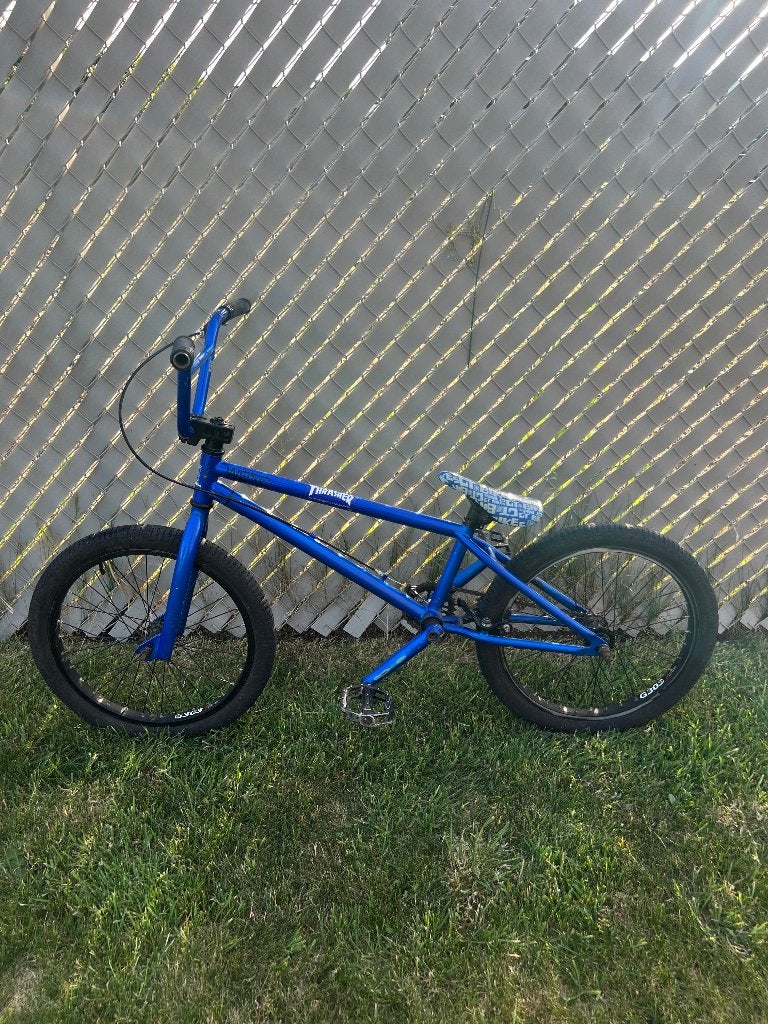 Blauwe BMX fiets, Fietsen en Brommers, Ophalen, Gebruikt